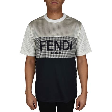 fendi multi color tshirt|fendi oversized t shirt.